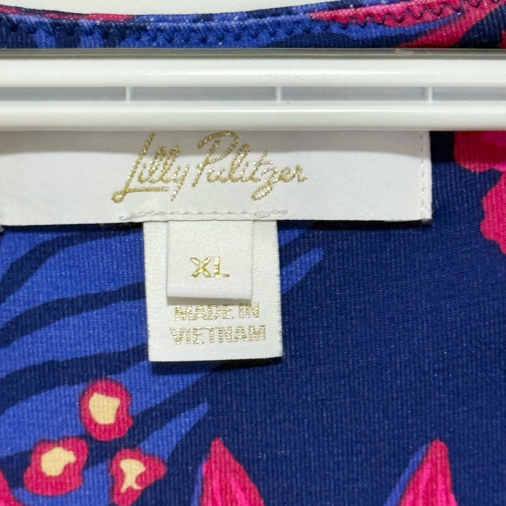 LILLY PULITZER SIZE X-LARGE LORALEI SKIRTED ROMPER NEVER ENDING SUMMER - Picture 4 of 8